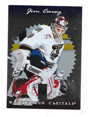 1996-97 Donruss Elite #19 Jim Carey , Washington Capitals MV