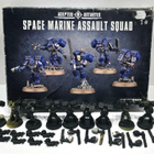 WH40K - 10kpl Space Marines Assault Squad figuuria - pikkukuva 1