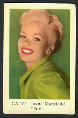 Keräilykuva - Jayne Mansfield CA 161