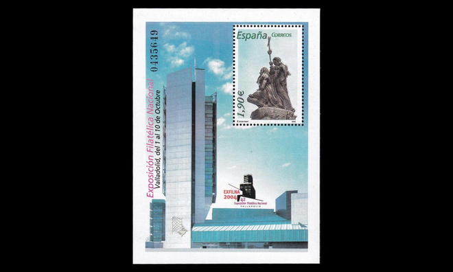 Espanja 3991BL142 ** Postimerkkinäyttely EXFILNA (2004)