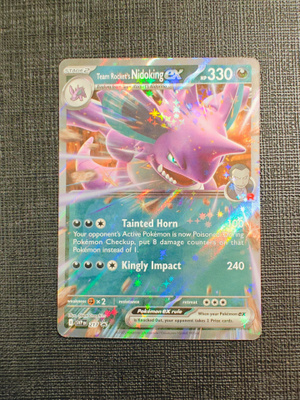 Team Rocket's Nidoking ex SVP217 Black Star Promo