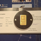2,5 g Paavo Nurmi 9999 kulta laatta + 7 kullattua mitalia. - pikkukuva 1