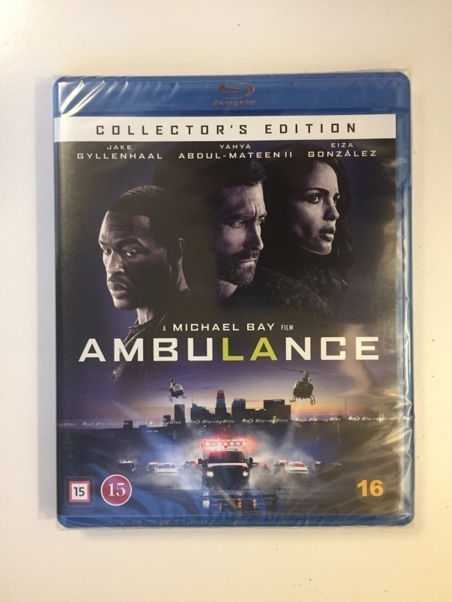 Ambulance (Blu-ray) Michael Bay (2022) UUSI