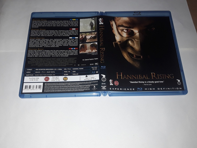 Hannibal Rising - NORDIC Region B Blu-Ray (Nordisk FIlm)