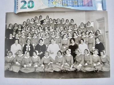 VANHA Valokuva Viipuri Sairaanhoitajakoulu 1933