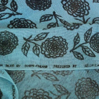 2 kpl turkoosit verhot Tikkurilan Silkki (vintage / retro) - pikkukuva 2