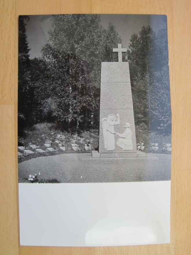 VANHA Valokuva Sankarihaudat Tammela 1940-l