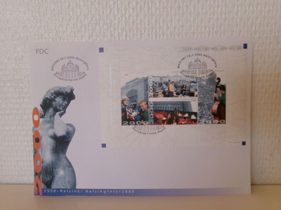 FDC- ensipäiväkuori - Helsinki - 2000