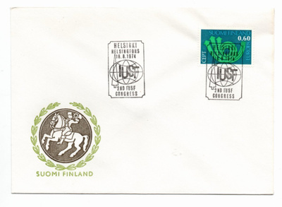 Helsinki:  IUSF-kongressi ( erikoisleima18.8.1974)