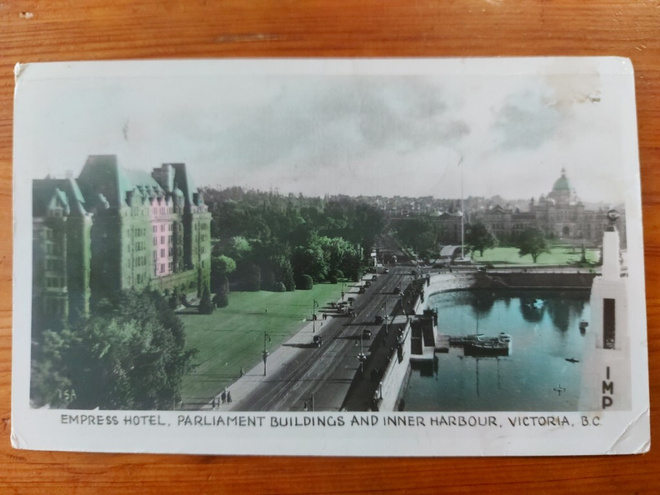 Victoria, Canada värikuvapk k.1941