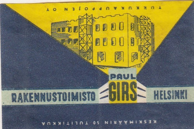 Helsinki, Rakennustoimisto Paul Girs     b352