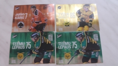 2018-19 Cardset Platinum Edition Serie2 alkaen 2.0e/kpl