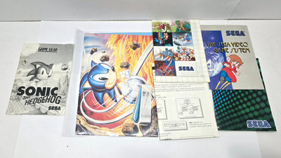 Sega mainoksia, julisteita yms