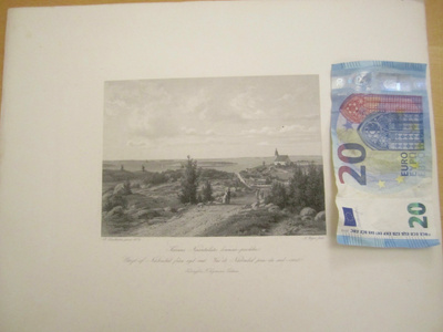 VANHA Gravyyri B.Lindholm Naantali 1872 A.Weger Tilgmann