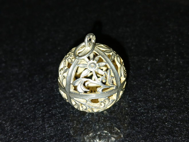Design Hopea Edelweiss kukka pallo riipus filigraani 925