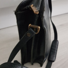 Three Bags musta Olkalaukku / Nahkalaukku / Laukku nahkaa - pikkukuva 4