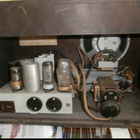 Vintage iso radio ASA ruskea laatikkomainen - pikkukuva 3