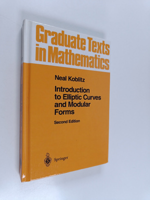 Neal Koblitz : Introduction to Elliptic Curves and Modula...