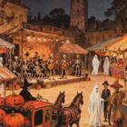 Halloween luurankobändi - pikkukuva 1