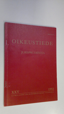Oikeustiede XXV (signeerattu) : Omistuksenpidätysehdon si...