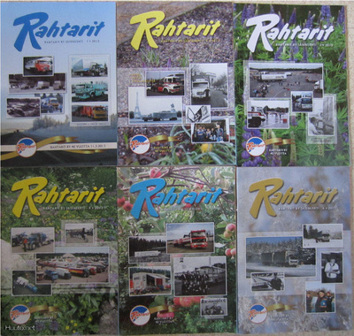6 kpl RAHTARIT lehti vuodelta 2013 no:t 1,2,3, 4, 5 & 6
