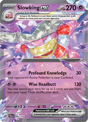Slowking ex 086/193 - Paldea Evolved - NM/M