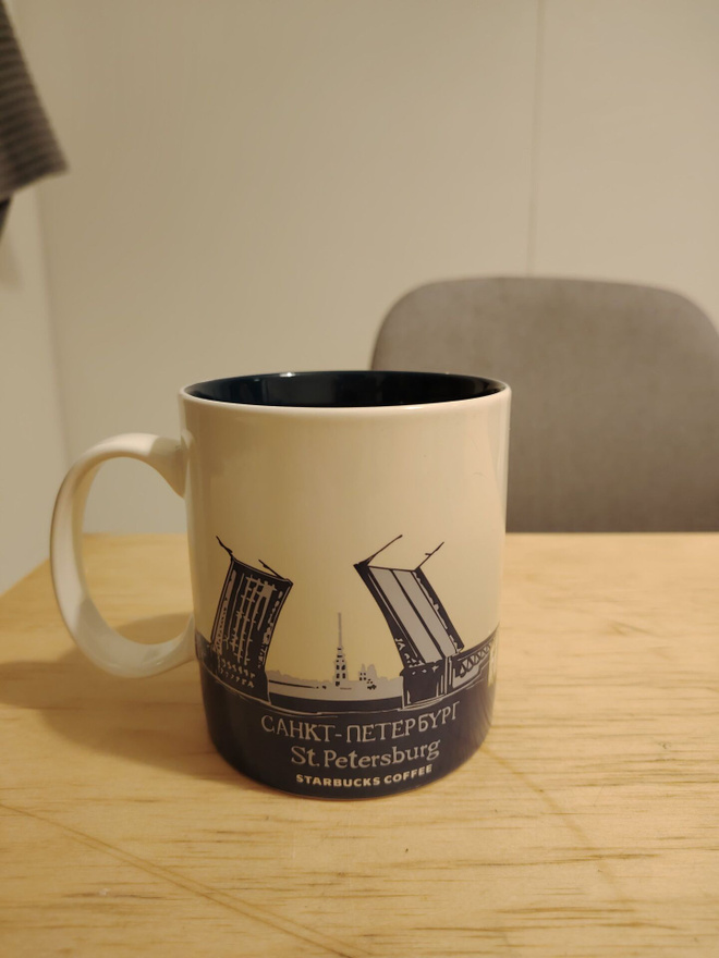 Harvinainen Starbucks St. Petersburg Global Icon -muki V2 (4