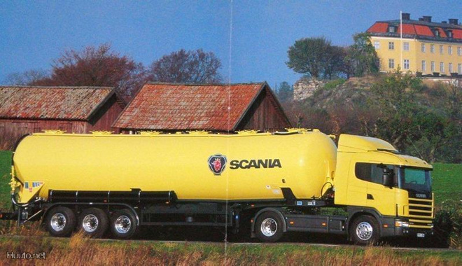1996 Scania G-luokka esite - KUIN UUSI - kuorma-auto