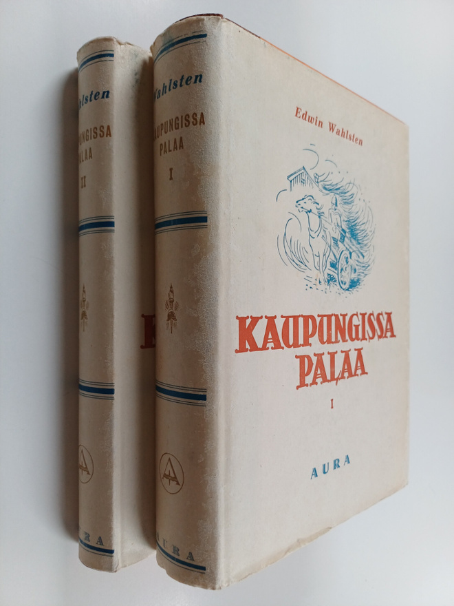 Edwin Wahlsten : Kaupungissa palaa 1-2 : tulentorjujain t...