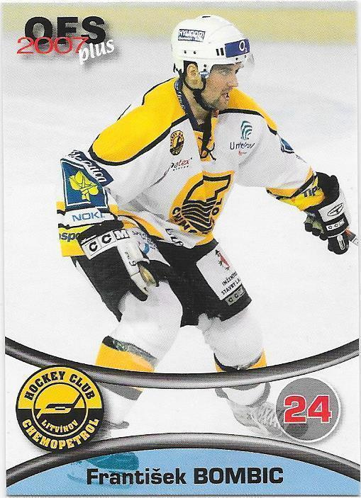 2006-07 OFS Plus #130 Frantisek Bombic Litvinov ex- Saipa