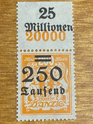 SAKSA DANZIG 1923 MERKKI**