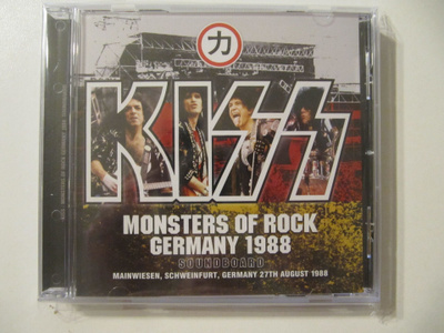 Kiss Monsters Of Rock Germany 1988 Soundboard CD + DVD