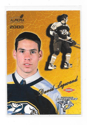 1999-00 Aurora #80 David Legwand Nashville Predators