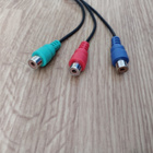 3,5 mm Mini AV uros - 3 RCA naaras adapteri - pikkukuva 3