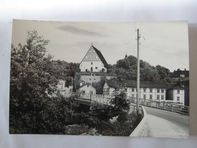 VANHA Postikortti Porvoo 1950-luku Alkup.Mallikappale