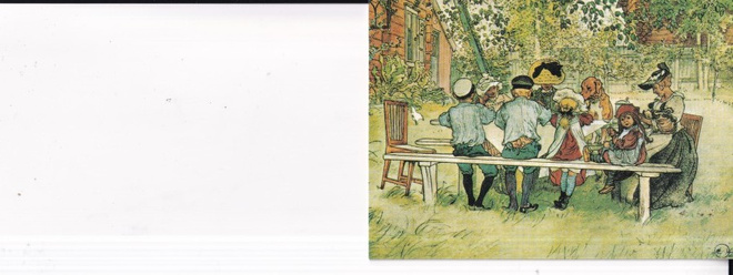 Carl Larsson: Juhlat puutarhassa     b628