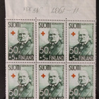 1938Punainen Risti 50p+5p numerokuusilo **/* - pikkukuva 1
