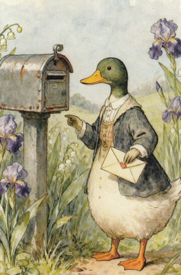 Sorsa postilaatikolla