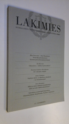 Lakimies 6/2013 : Suomalaisen lakimiesyhdistyksen aikakau...