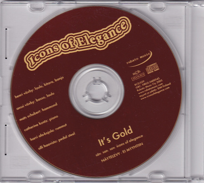 Icons Of Elegance - It's Gold (CDr, Single, Promo)
