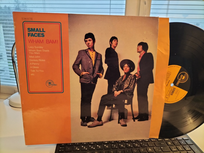 SMALL FACES, Wham Bam, LP GER -70 SIISTI KUNTO !!