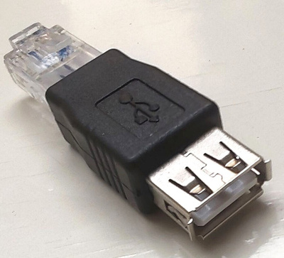 USB Type A Female To RJ45 Male Ethernet Sovitin