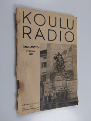 Kouluradion ohjelmisto syyslukukaudella 1939