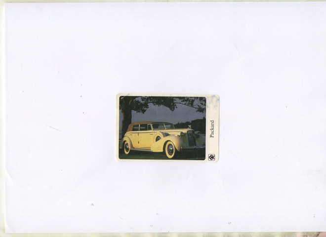 Säästöpankin keräilytarra  Packard