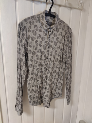 Pääkallopaita slim fit M