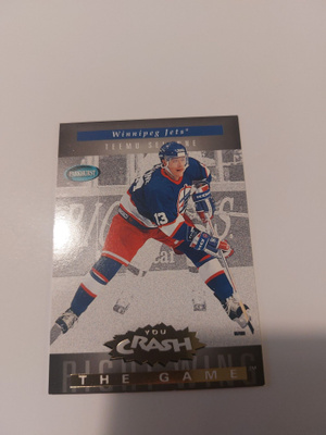 1994-95 Parkhurst Crash the Game Gold #26 Teemu Selänne