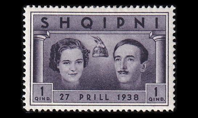 Albania 264 * Kuninkaalliset häät 1 Q (1938)