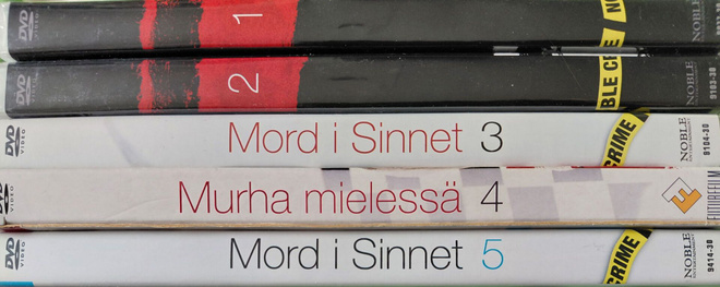 Murha mielessä 1- 5 DVD