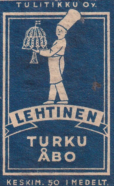 Turku, Åbo, Lehtinen. Tulitikku Oy , s78