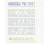 1979 Panini MM Tarra #171 Martti Jarkko , Suomi & Tappara - pikkukuva 2